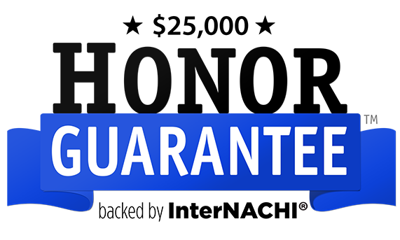 InterNACHI-backed $25,000 Honor Guarantee Seal and Logo